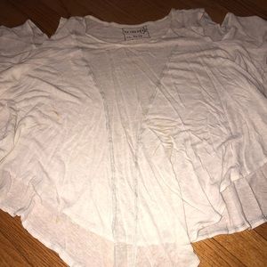 White loose free people top